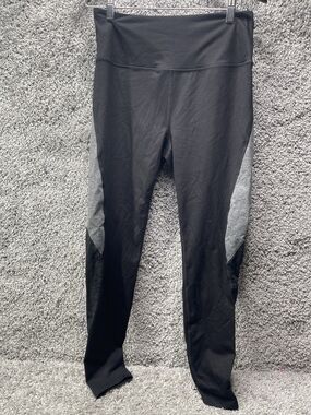 SO Womens Favorite Hi Rise Legging Yoga Pants Large Soft AthleticWear Black Gray